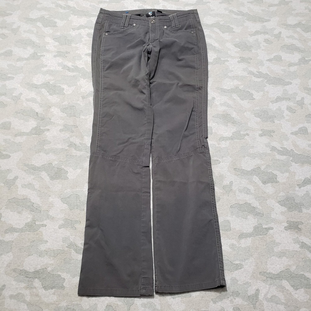 Kuhl Pants Womens 6 Gray Regular Straight Leg Outdoors Stretch Hiking